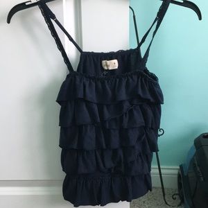 Navy blue Hollister shirt